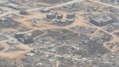 Journalist Bel Trew shares aerial video showing Gaza in ruins
