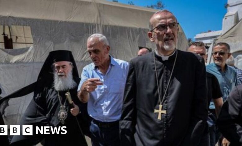 Church leaders return with 'broken hearts' after rare Gaza visit
