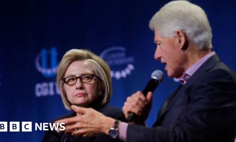Bill and Hillary Clinton subpoened in House committee's Epstein probe