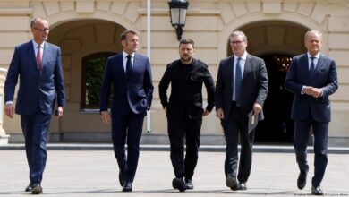 EU, NATO chiefs back Ukraine ahead of Trump-Putin summit – DW – 08 ...