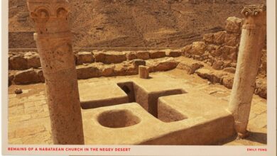 Greetings from the Negev desert, where traces remain of a vanished ...