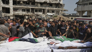 Israel targets emergency workers trying to help people trapped in ...