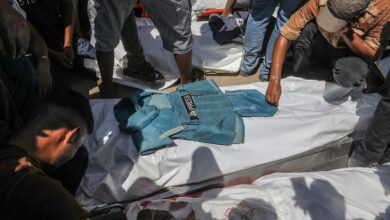 Israeli strikes kill 22, including 5 journalists, in a Gaza ...
