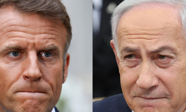 Macron warns Netanyahu fight against anti-Semitism must not be ...