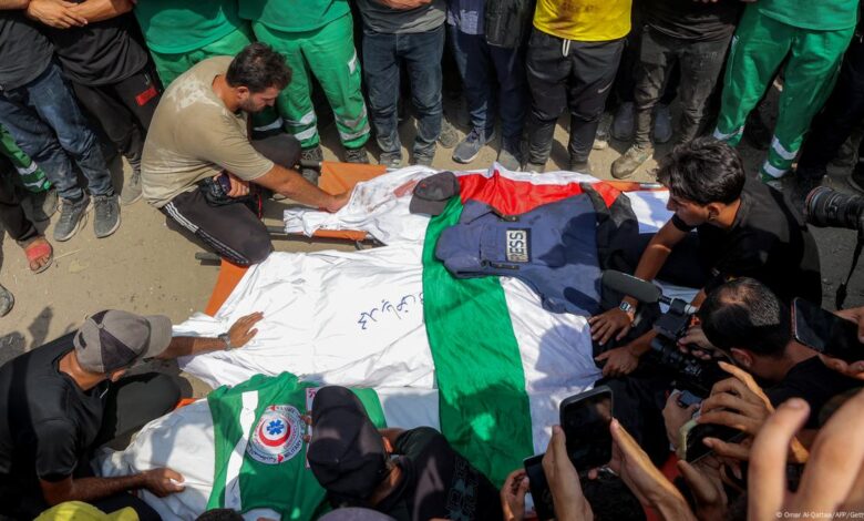 Middle East: UN chief condemns killing of Gaza journalists – DW ...