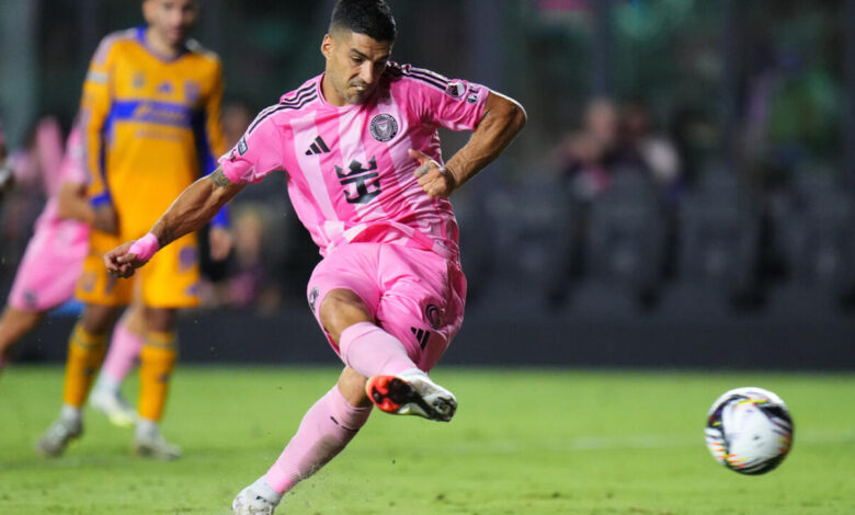Suarez fills Messi void as Inter Miami beat Tigres 2-1