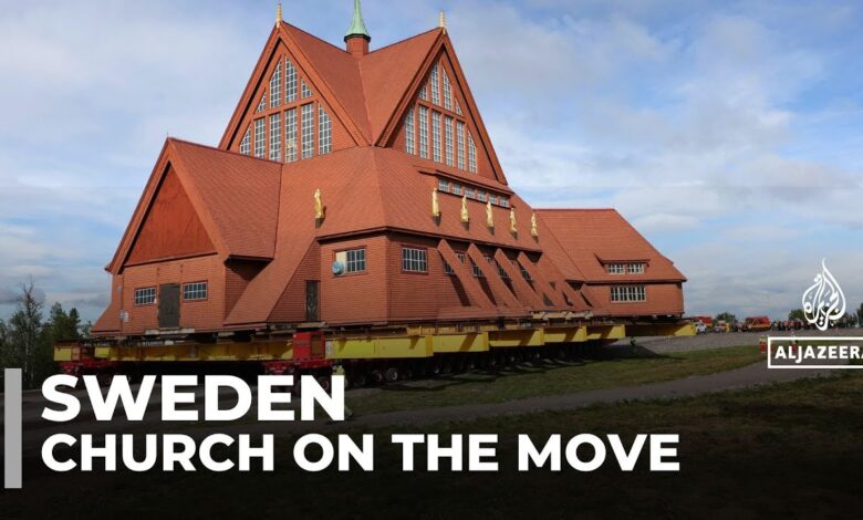 Sweden moves entire church across Kiruna city for mine expansion