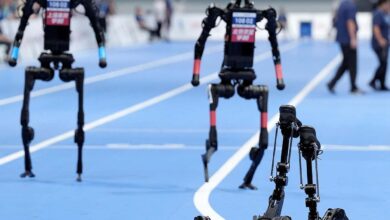 Running robot takes a tumble at China's World Humanoid Robotic ...