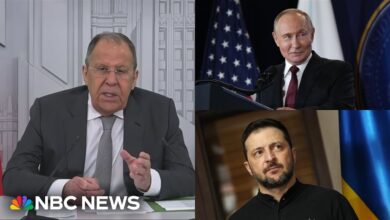 Russian FM Lavrov says no Putin-Zelenskyy meeting is planned, despite WH  claims