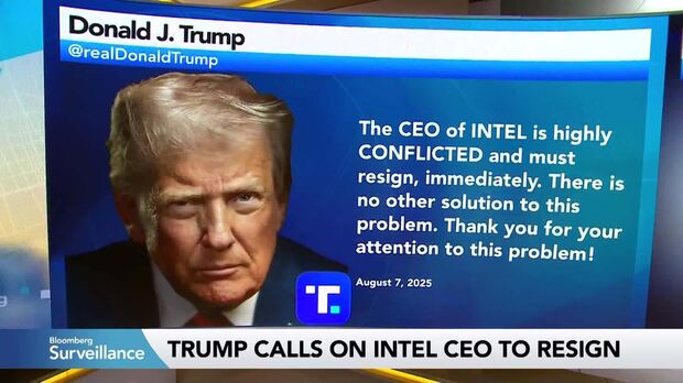 Trump Urges Intel CEO Lip-Bu Tan to Resign, Calls Him ‘Conflicted’ (INTC)