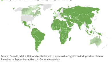 Which countries recognize a Palestinian state? Here's the full ...