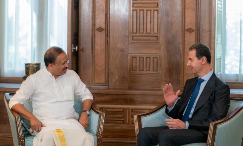 India reaches out to Syria amid winds of change