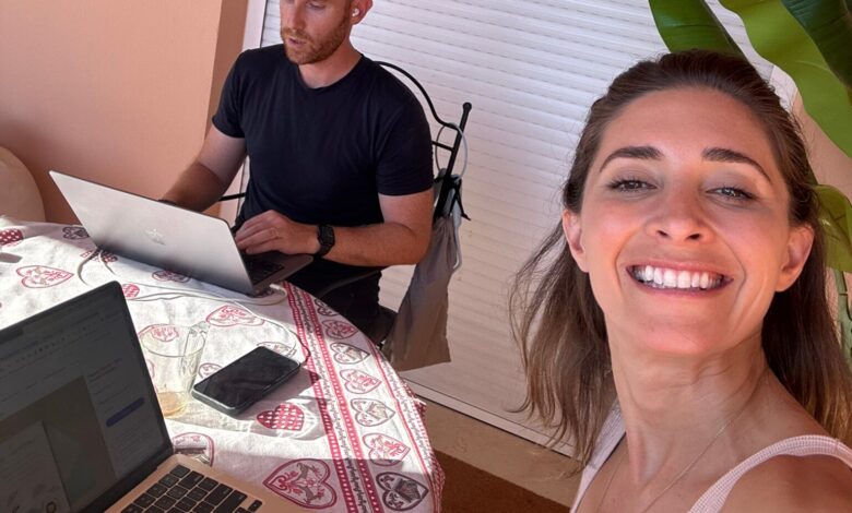 Working While Honeymooning - The New York Times