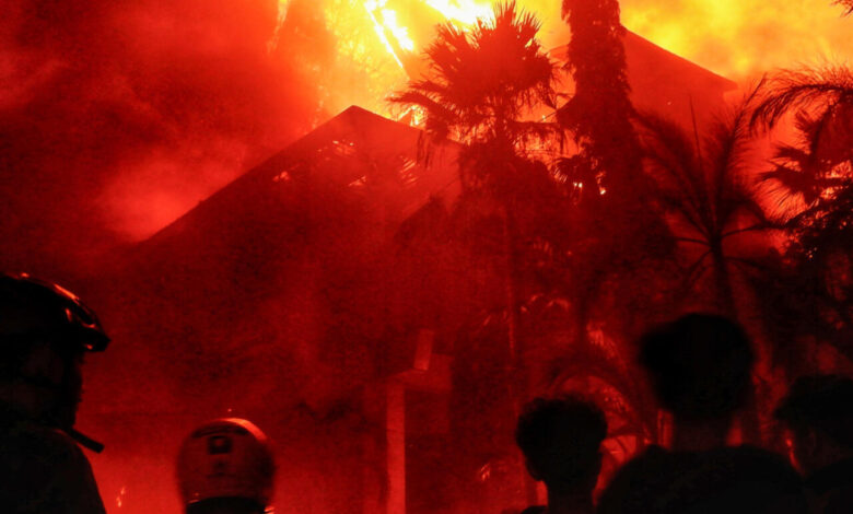 Fire set by protesters in Indonesia kills three amid a wave of ...