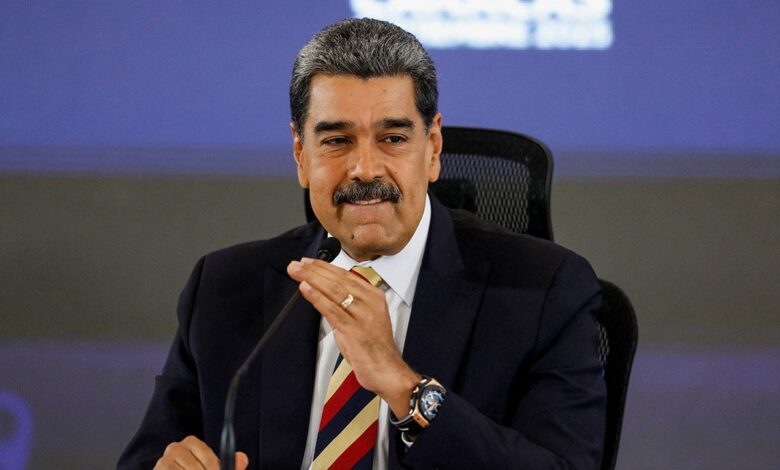 Venezuela's Maduro slams US naval buildup as military intervention ...