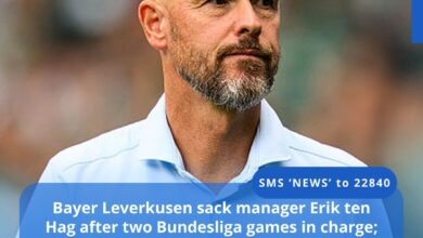 Erik Ten Hag sacked by Bayern Leverkusen after just 3 months and 2 ...