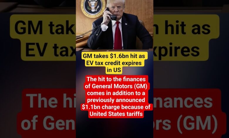 GM Takes $1.6 Billion Hit as EV Tax Credit Expires in the US | #GM ...