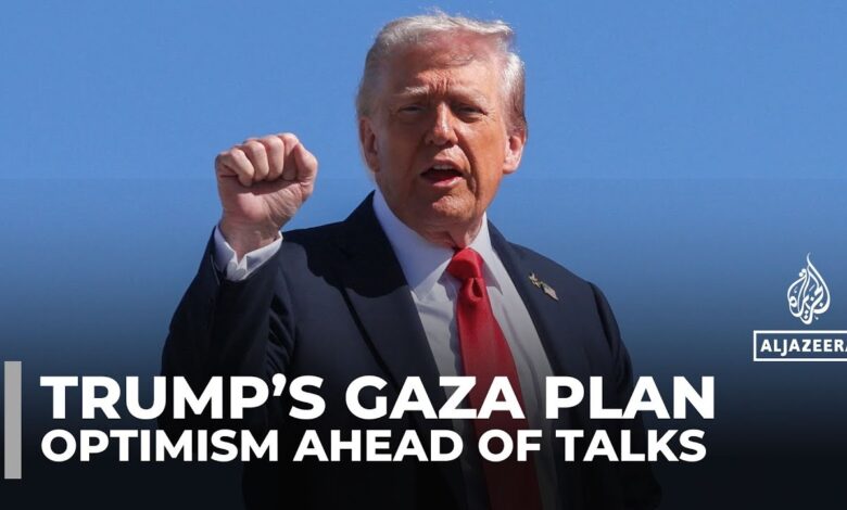 Trump optimistic in Gaza ceasefire plan ahead of indirect talks in Egypt