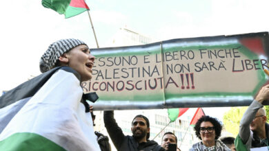 Italian Pro-Palestinian activists clash with police, demand Israel ...