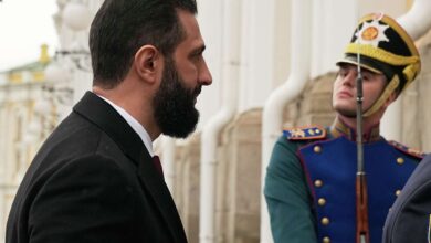 Syria's interim leader Ahmad al-Sharaa meets with Putin in Moscow