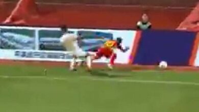 Footballer 'breaks neck' in horrifying incident during match and ...