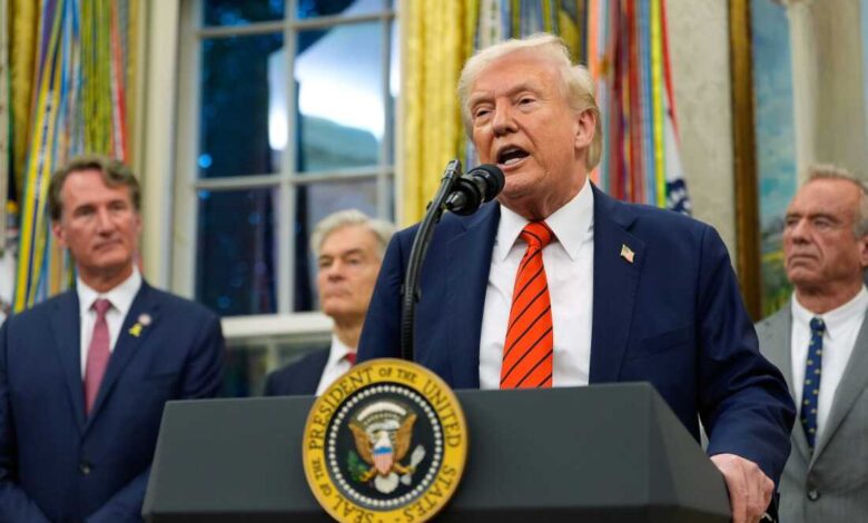 Trump threatens tech export limits, new 100% tariff on Chinese ...