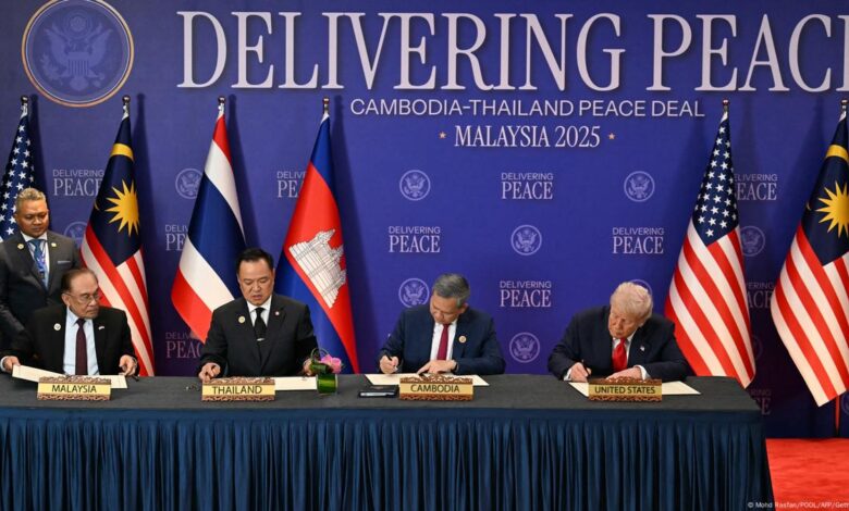 Trump's ASEAN visit yields Thai-Cambodian truce, trade deals