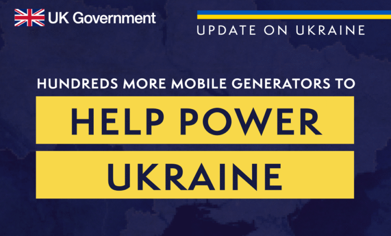 Hundreds more mobile generators to provide vital power for Ukraine ...