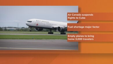 Air Canada suspends flights to Cuba due to fuel shortages