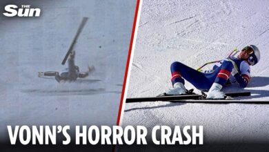 Lindsey Vonn screams in pain as horror crash ends Winter Olympics dream