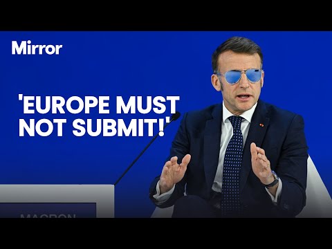 ‘The US aims to WEAKEN Europe!’ | Macron FIRES BACK at Trump over trade war  threats