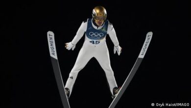 The German Olympic ski jump winner with a fear of heights